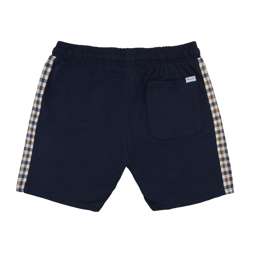Aquascutum Club Check Shorts Navy