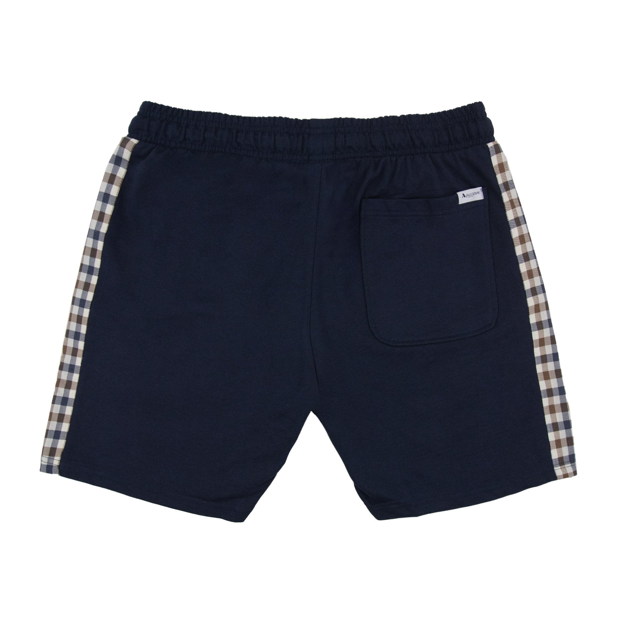 Aquascutum Club Check Shorts Navy