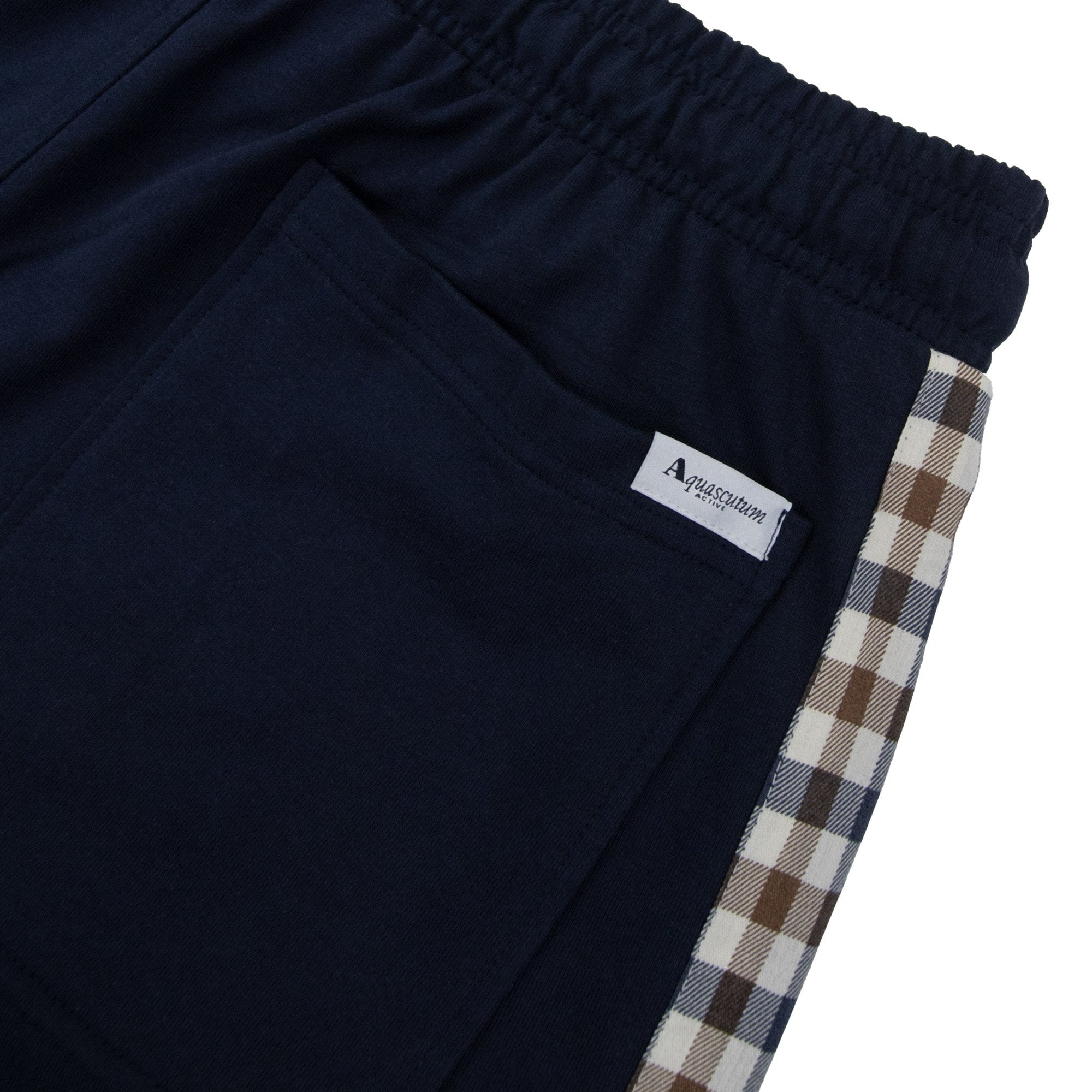 Aquascutum Club Check Shorts Navy