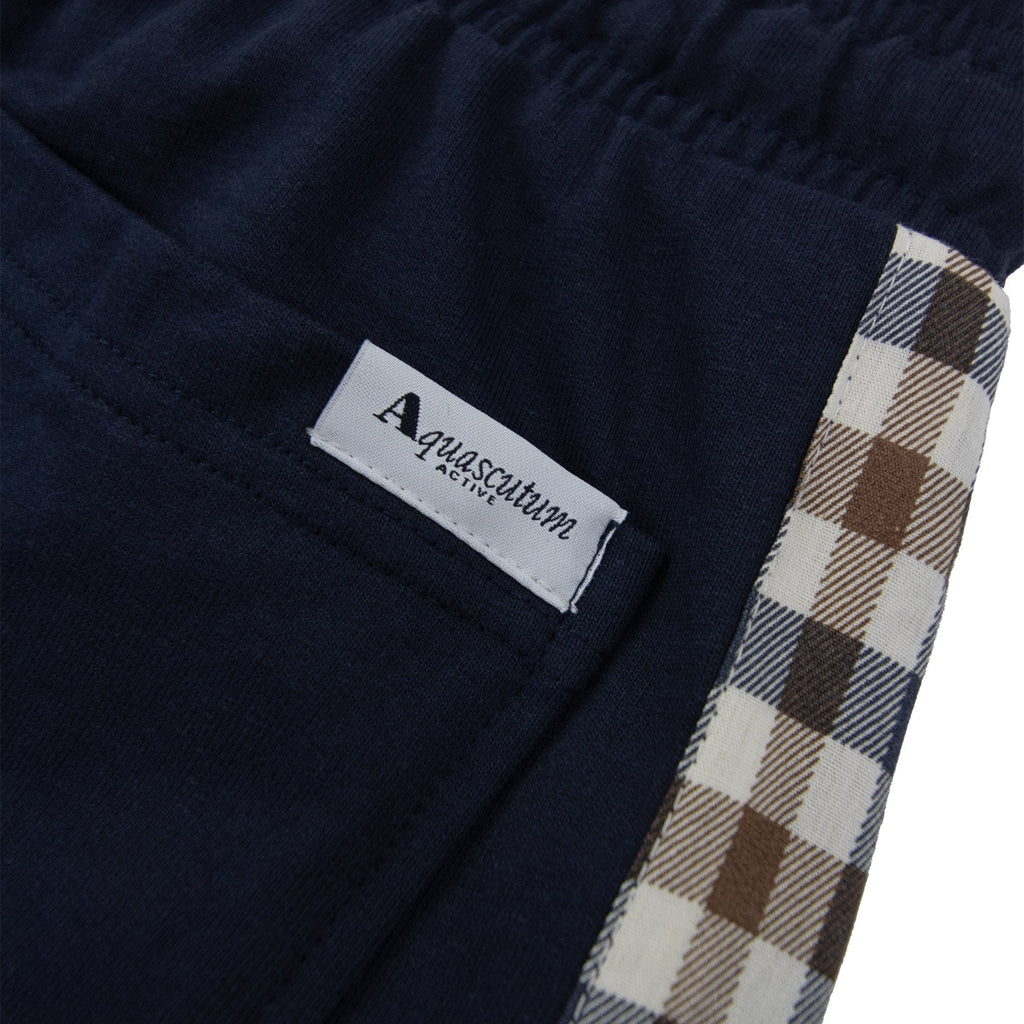 Aquascutum Club Check Shorts Navy