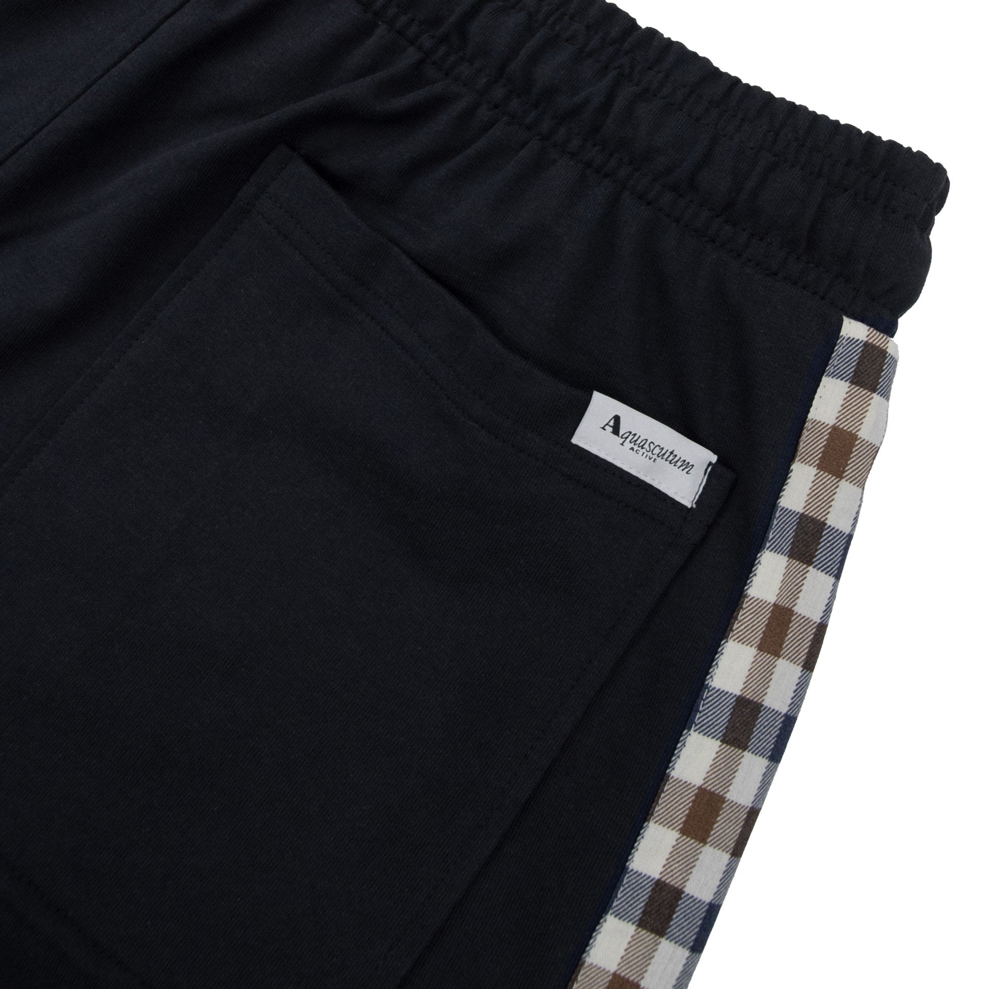Aquascutum Club Check Shorts Black