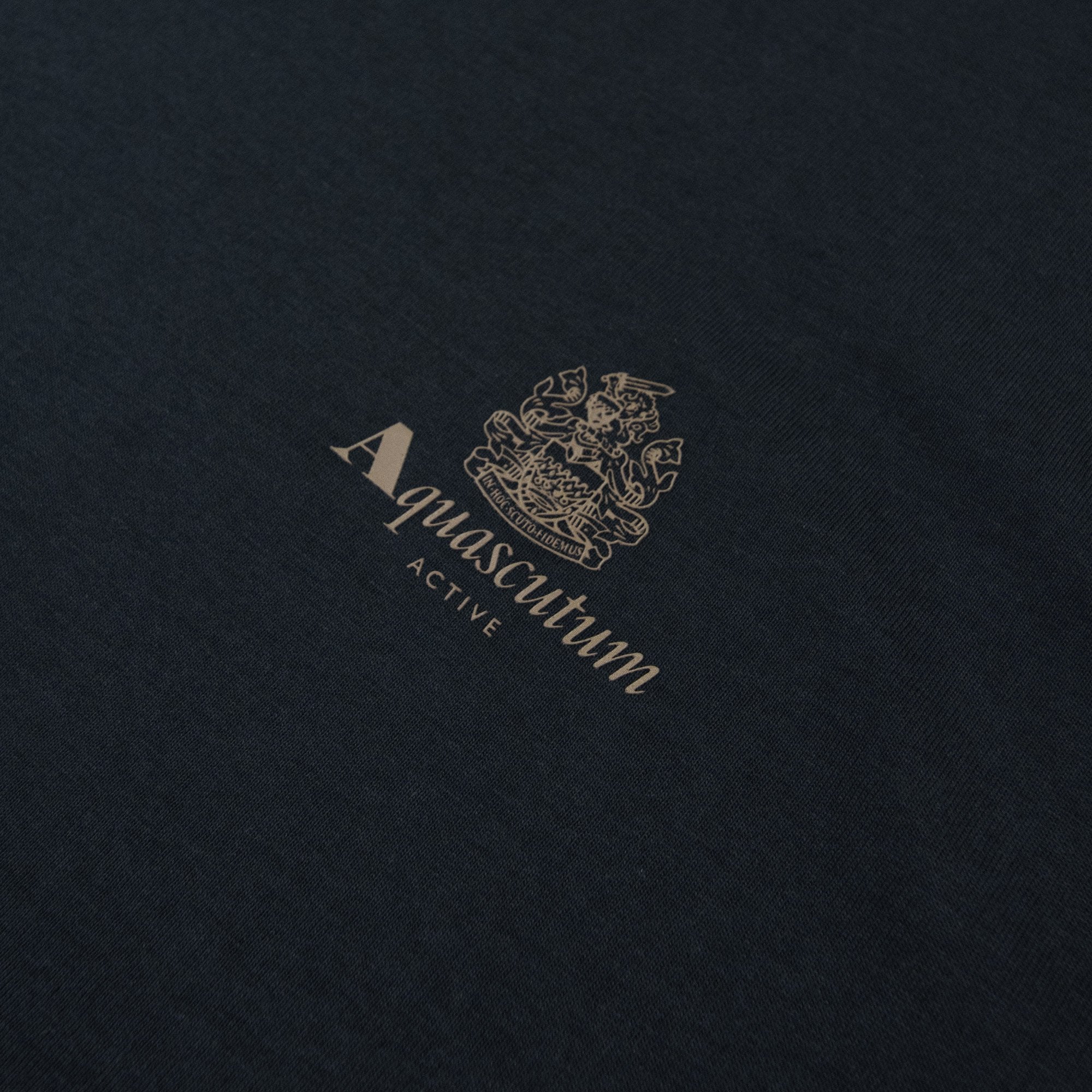Aquascutum Club Check Shoulder T-shirt Black