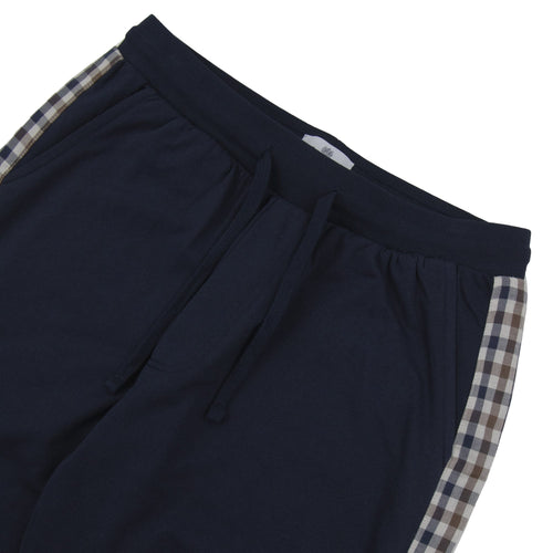Aquascutum Club Check Track Pants Navy 11