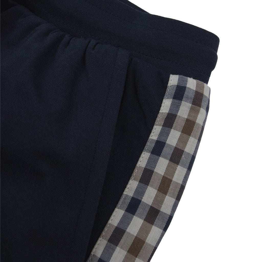 Aquascutum Club Check Track Pants Navy 11