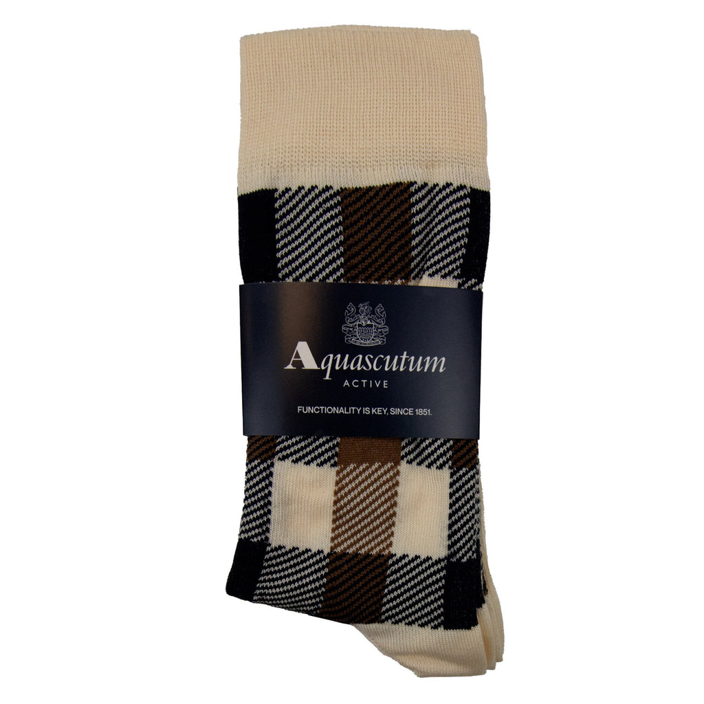 Aquascutum Bi-pack Socks Club/macro Check