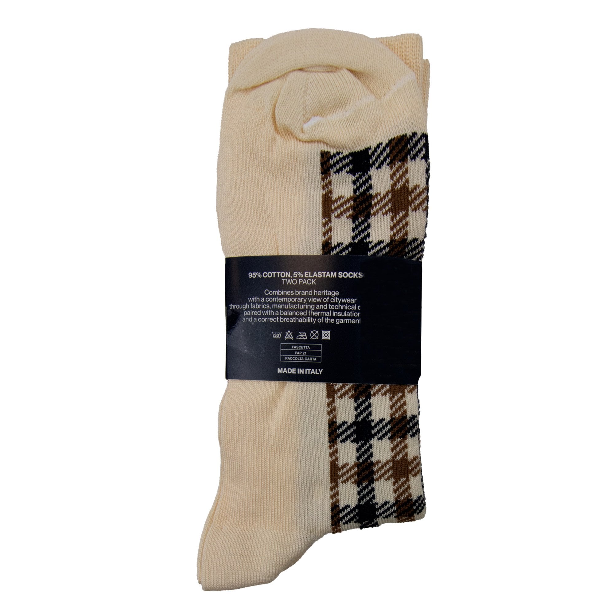 Aquascutum Bi-pack Socks Club/macro Check
