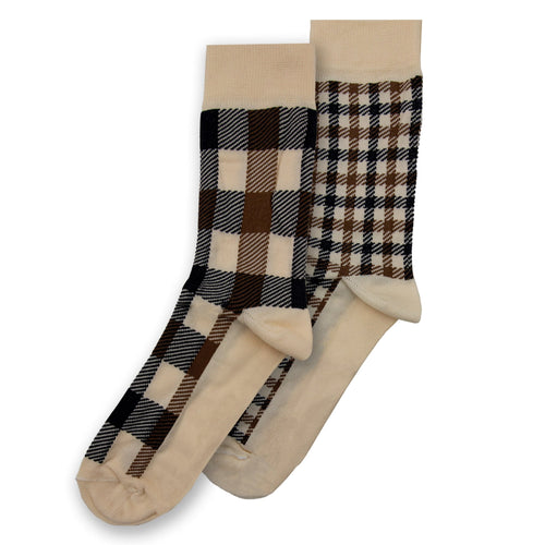 Aquascutum Bi-pack Socks Club/macro Check