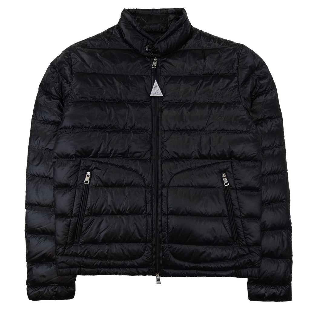 Moncler Acorus Packable Short Down Jacket Black 999