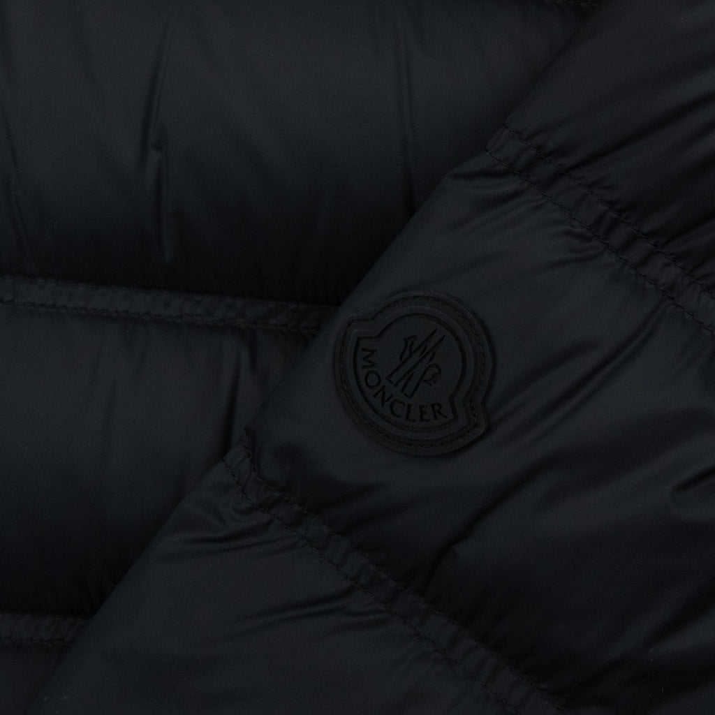 Moncler Gardy Hooded Short Down Jacket Black 999