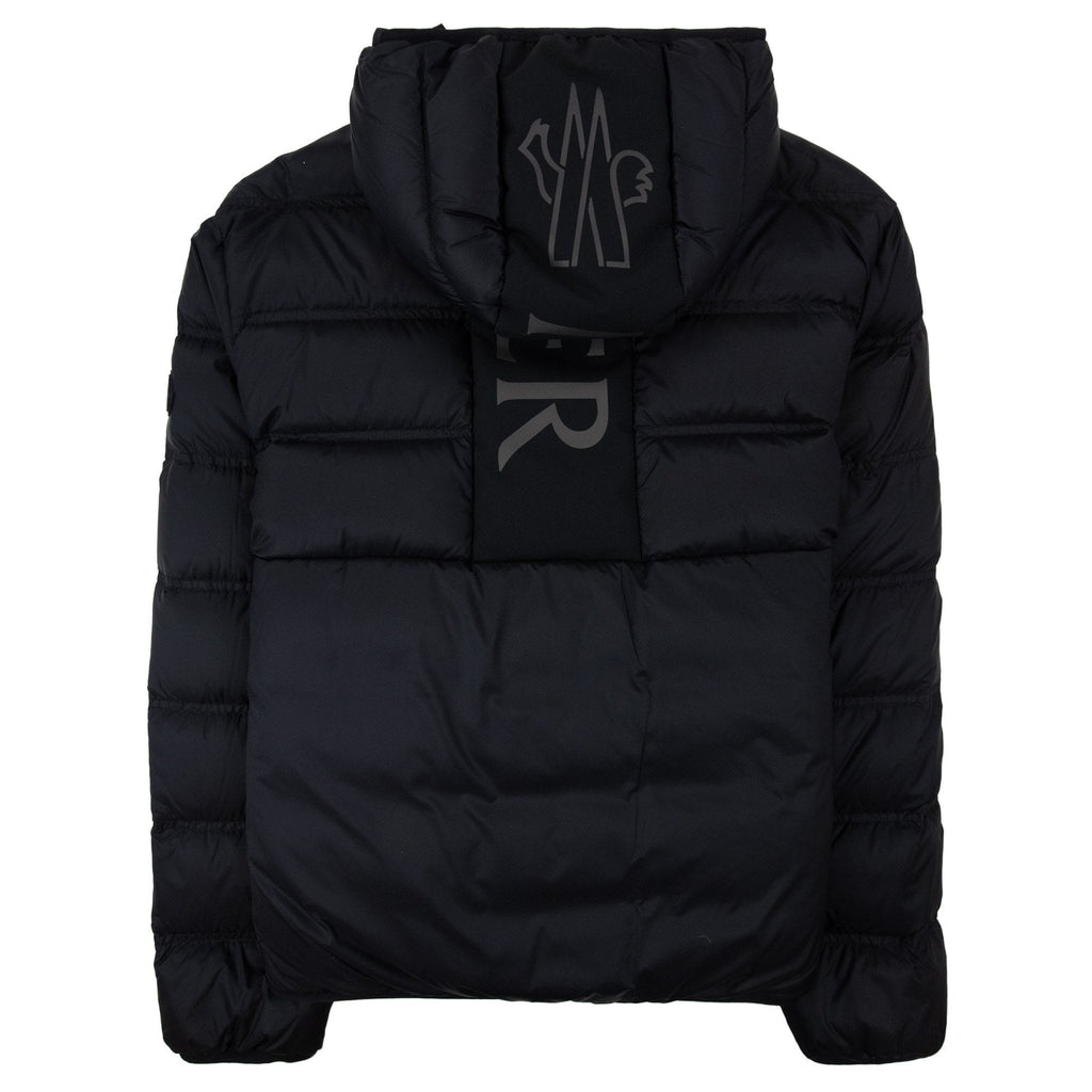 Moncler Gardy Hooded Short Down Jacket Black 999