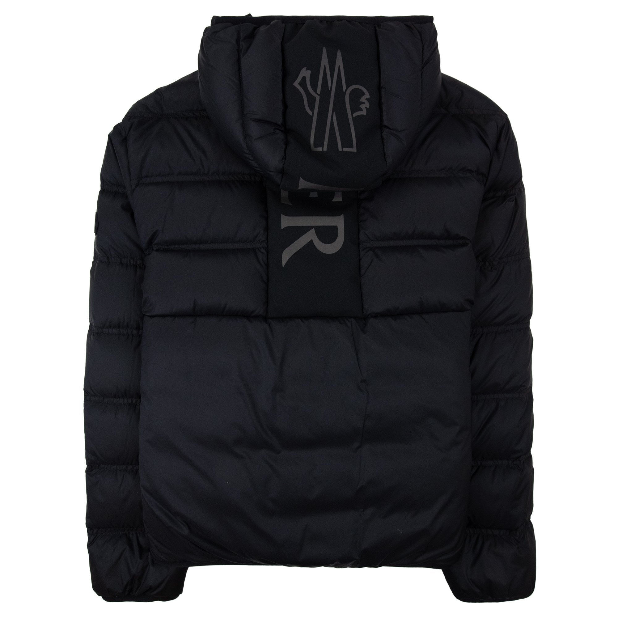 Moncler Gardy Hooded Short Down Jacket Black 999