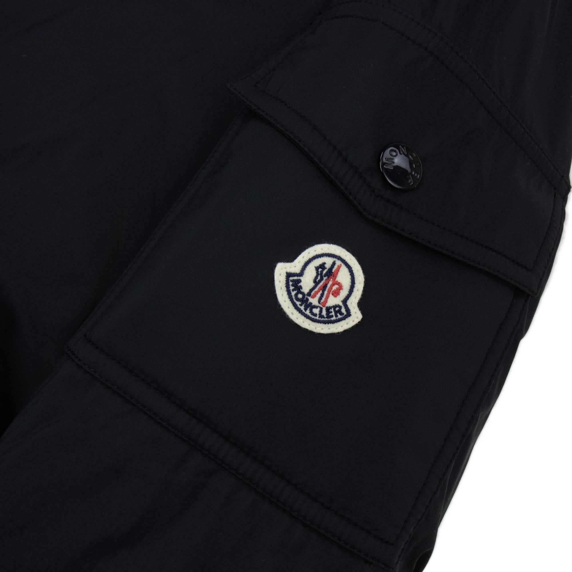 Moncler Monteynard Hooded Short Down Jacket Black 999