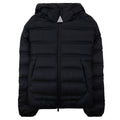Moncler Gardy Hooded Short Down Jacket Black 999