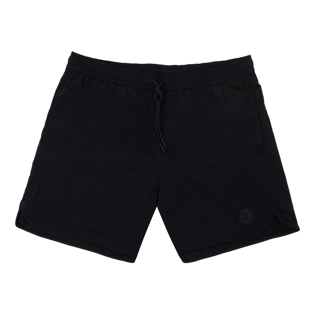 Moncler Matt Black Swim Shorts Black 999