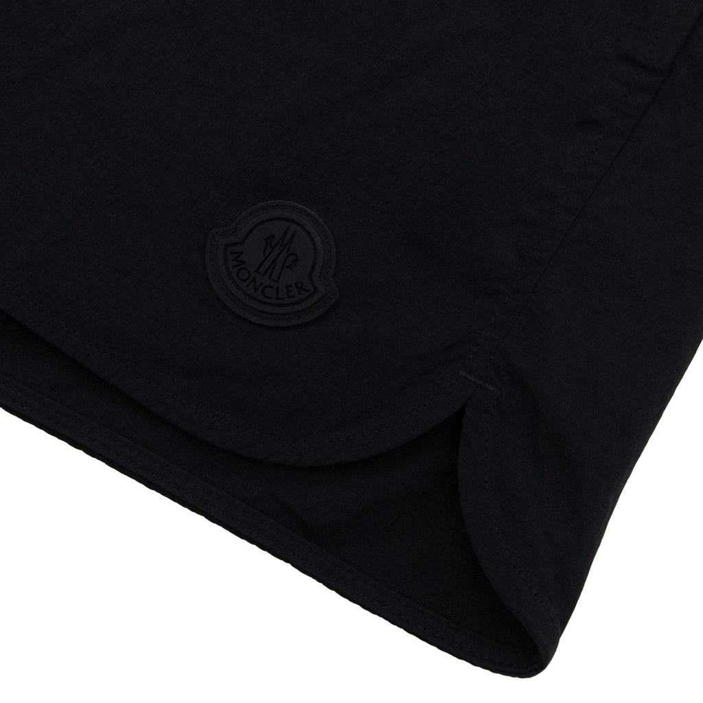 Moncler Matt Black Swim Shorts Black 999