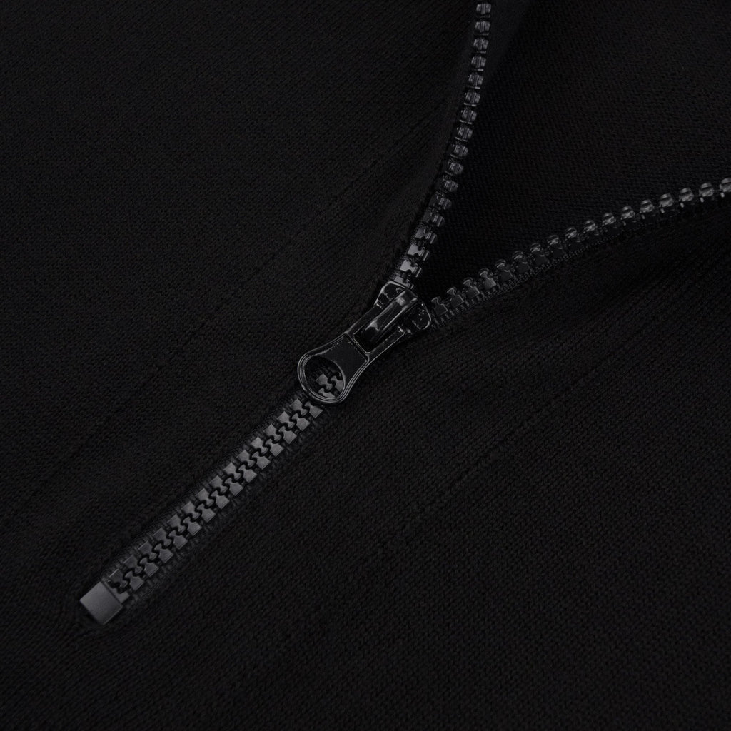 Stone Island 5100063 Soft Organic Cotton Half Zip Sweater Black V0029