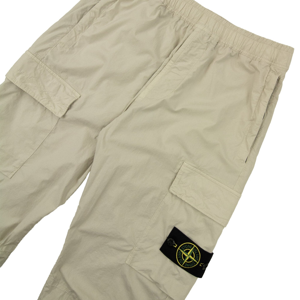 Stone Island 31303 Stretch Cotton Cargo Tela Paracadute Sand V0095