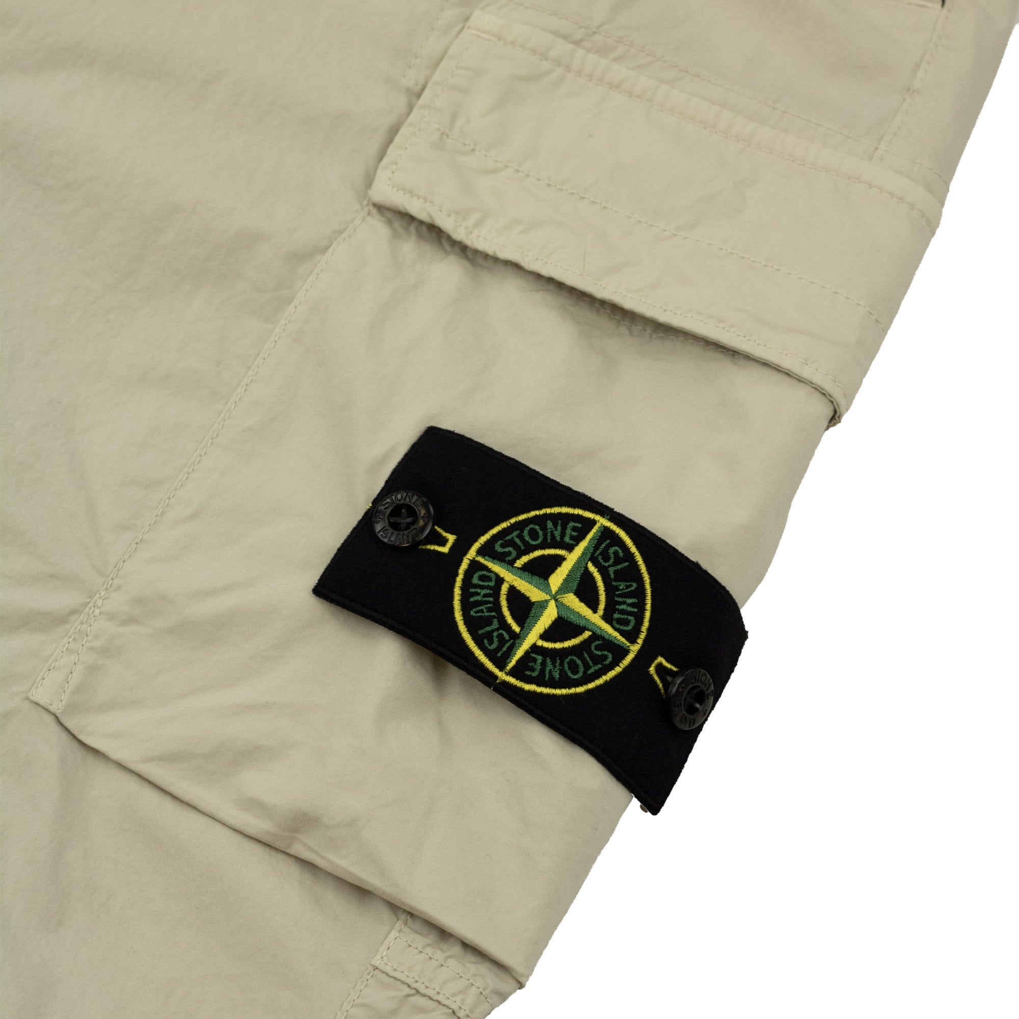 Stone Island 31303 Stretch Cotton Cargo Tela Paracadute Sand V0095