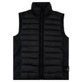 Stone Island G100007 Loom Woven Chambers Gilet Black V0029