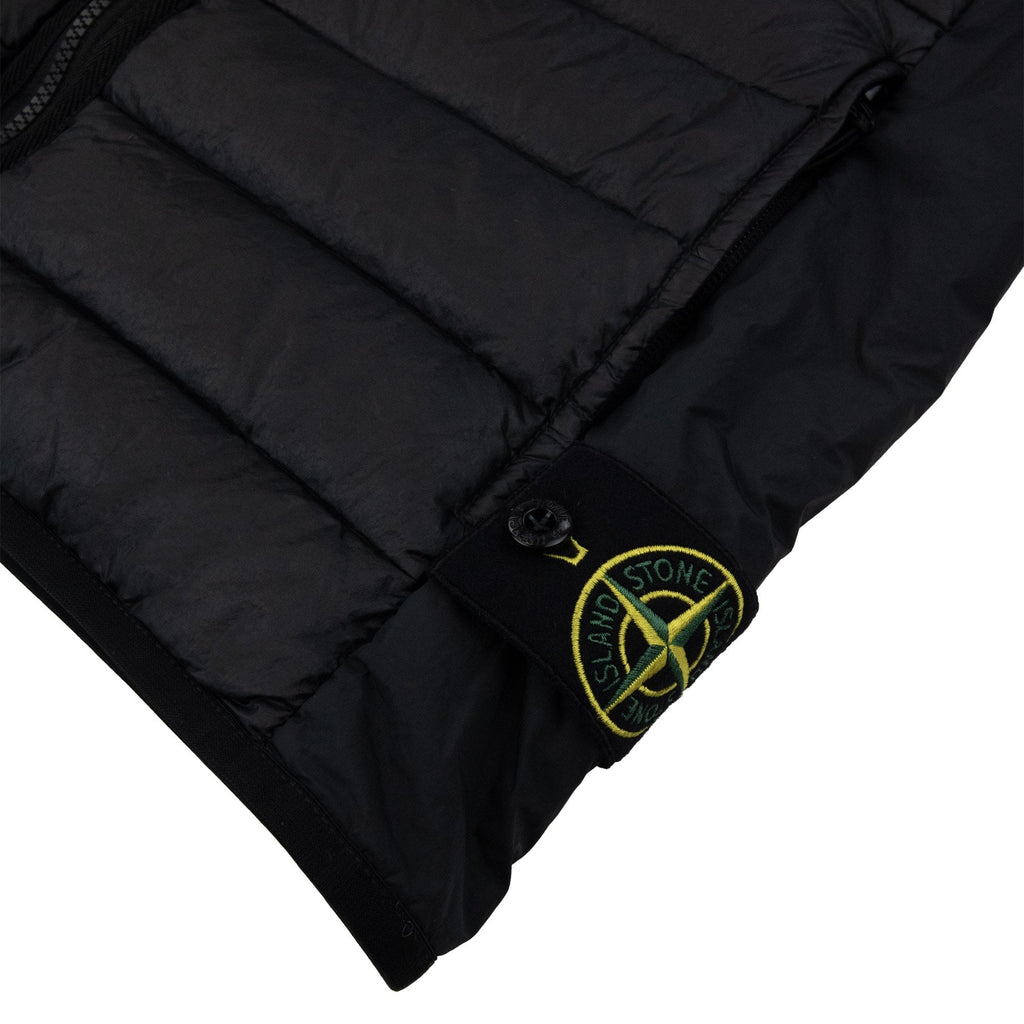 Stone Island G100007 Loom Woven Chambers Gilet Black V0029