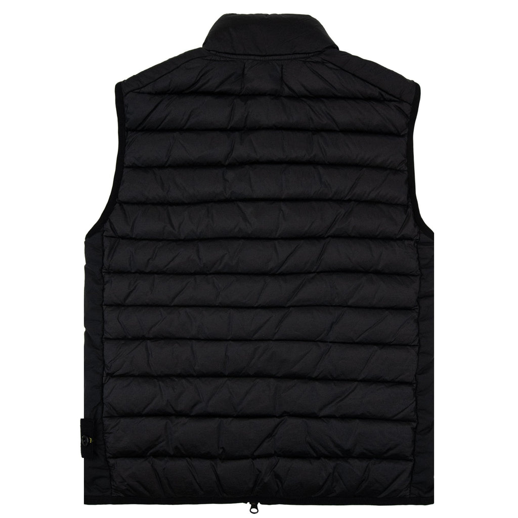 Stone Island G100007 Loom Woven Chambers Gilet Black V0029