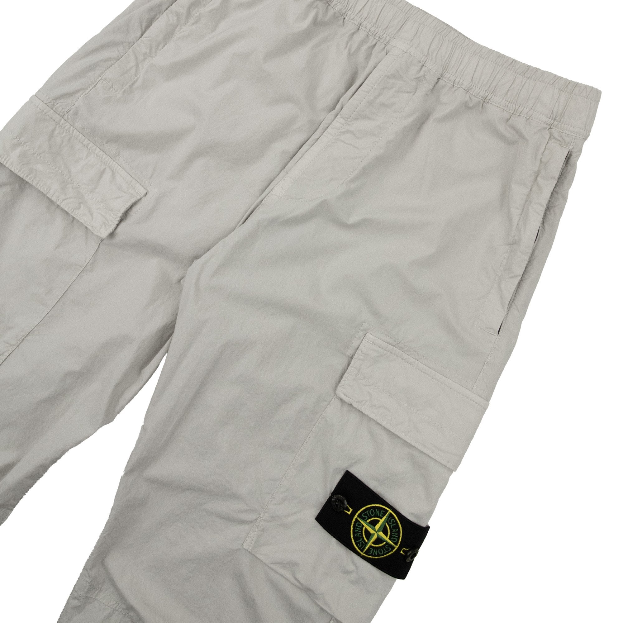 Stone Island 31303 Stretch Cotton Cargo Tela Paracadute Grey V0061