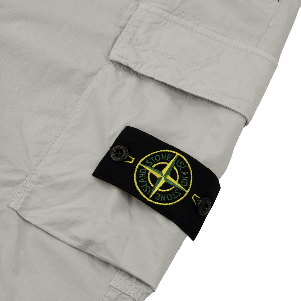 Stone Island 31303 Stretch Cotton Cargo Tela Paracadute Grey V0061