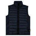 Stone Island G100007 Loom Woven Chambers Gilet Navy Blue V0020