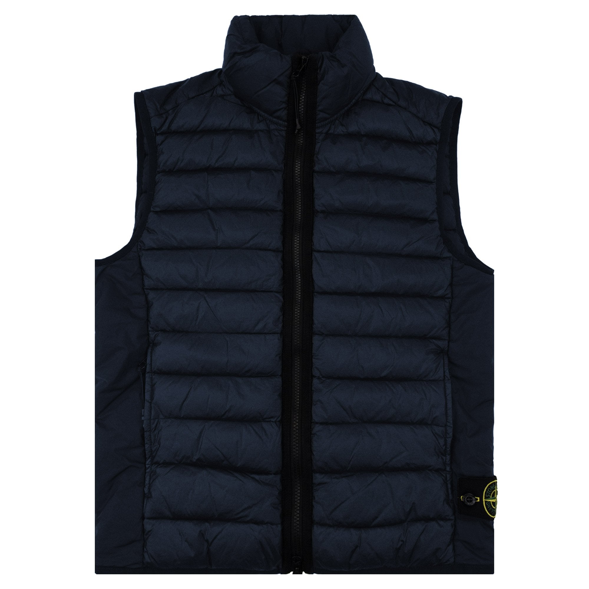 Stone Island G100007 Loom Woven Chambers Gilet Navy Blue V0020