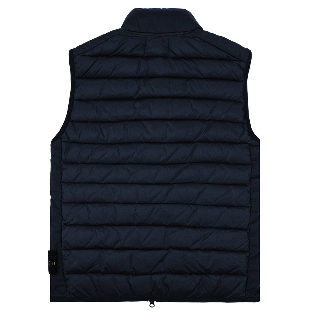 Stone Island G100007 Loom Woven Chambers Gilet Navy Blue V0020