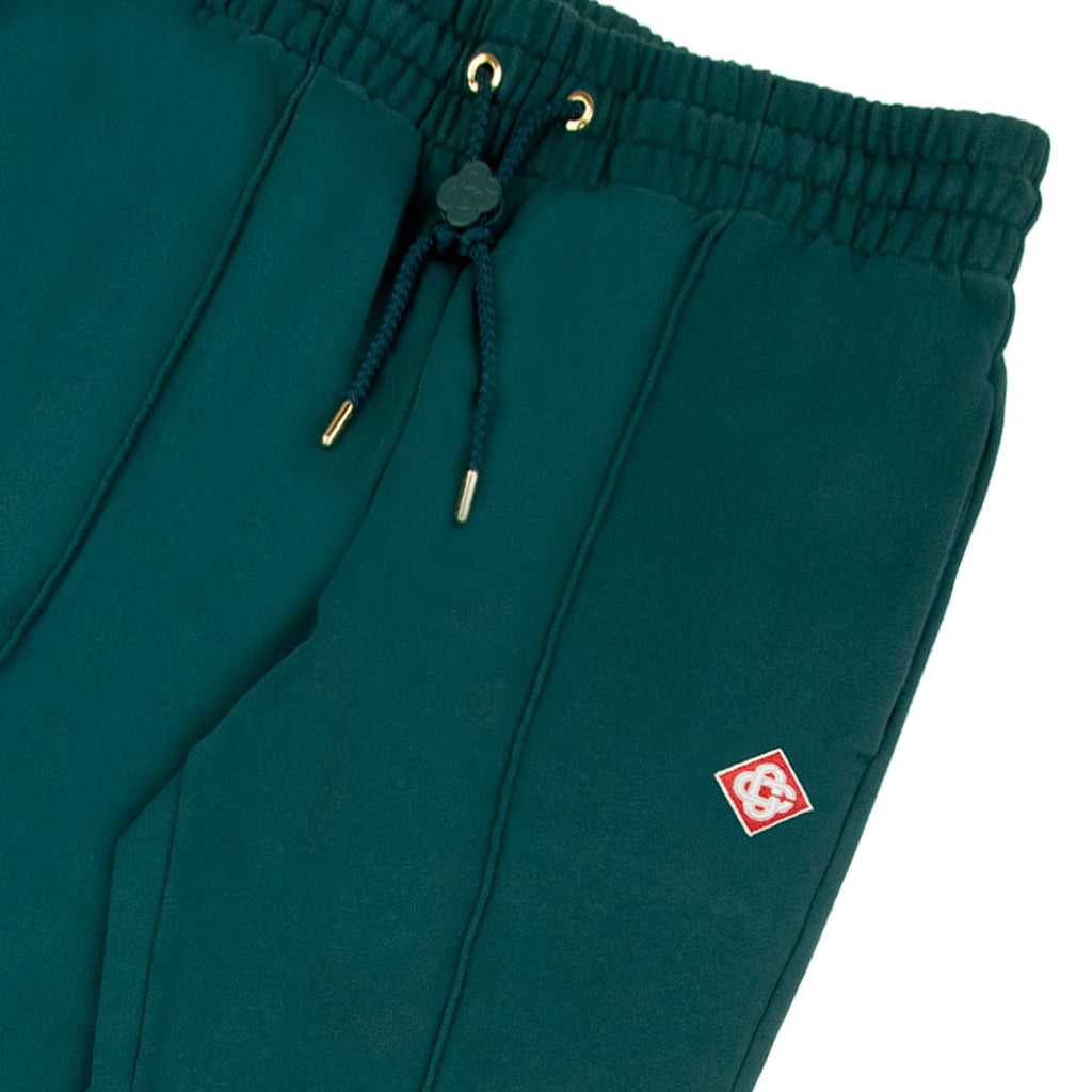 Casablanca Diamond Logo Patch Open Hem Joggers Green 01