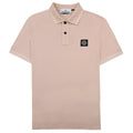 Stone Island 22s18 Slim Fit Polo Shirt Dust Pink V0082