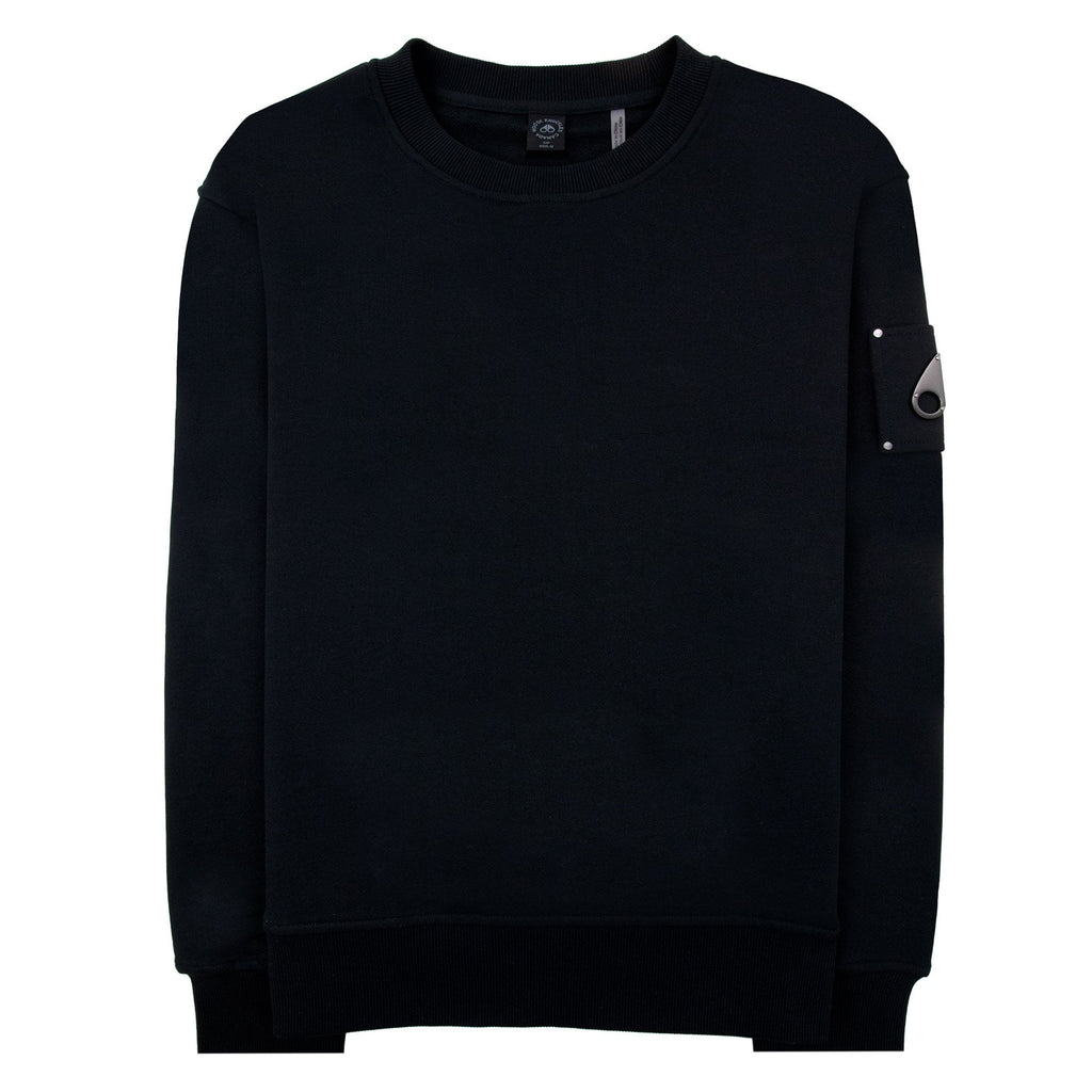 Moose Knuckles Hartsfield Crew Sweatshirt Black