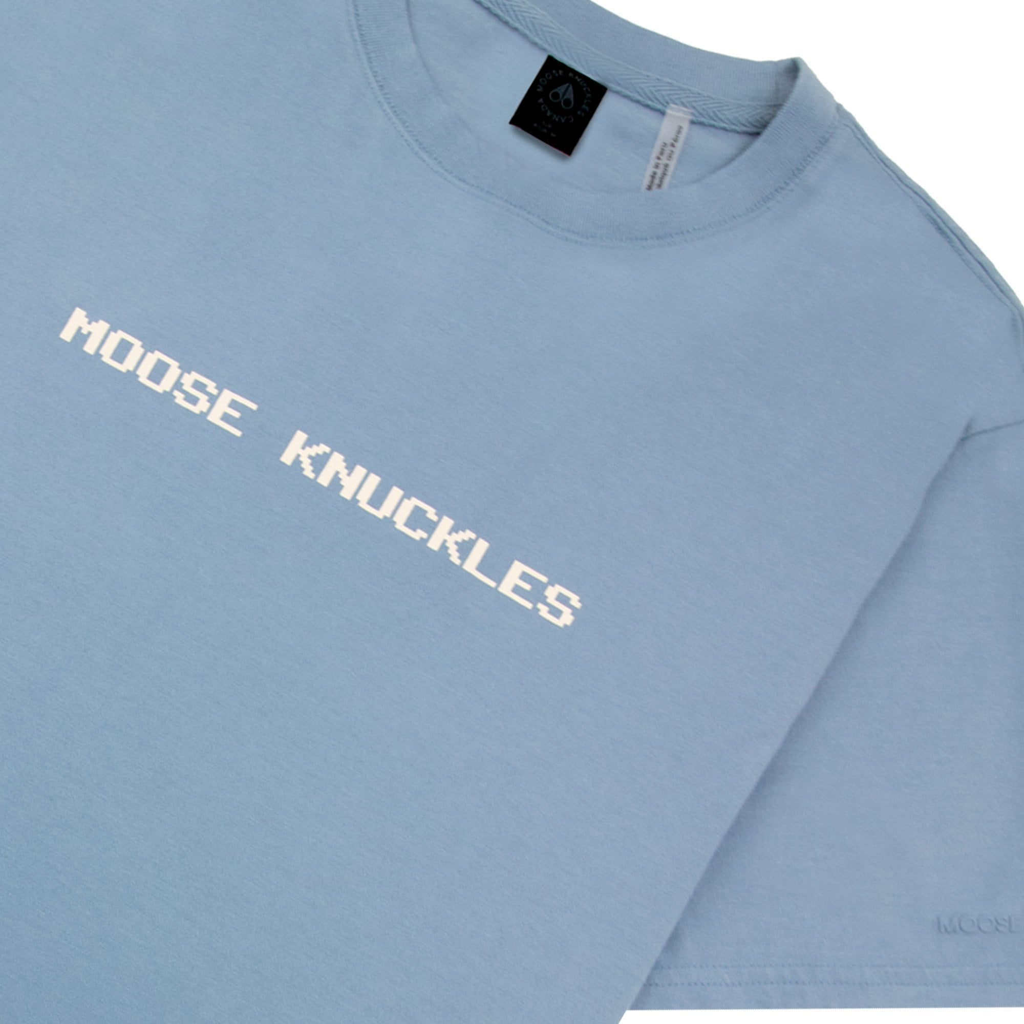 Moose Knuckles Milton Tee Sea Blue