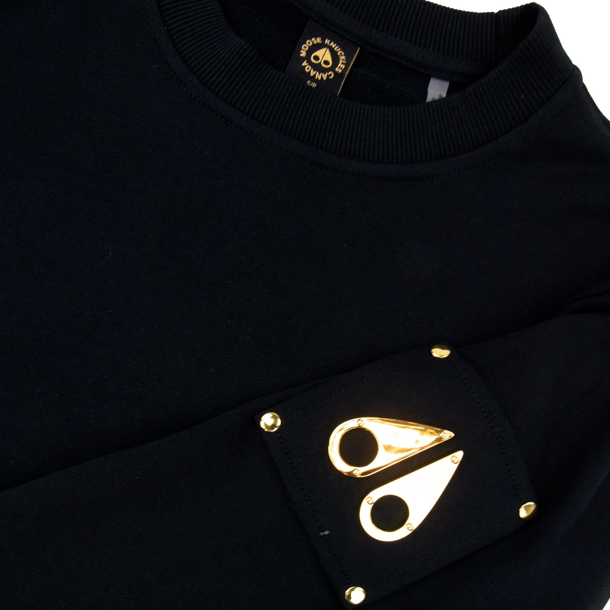 Moose Knuckles Gold Series Snyder Sweatshirt Black