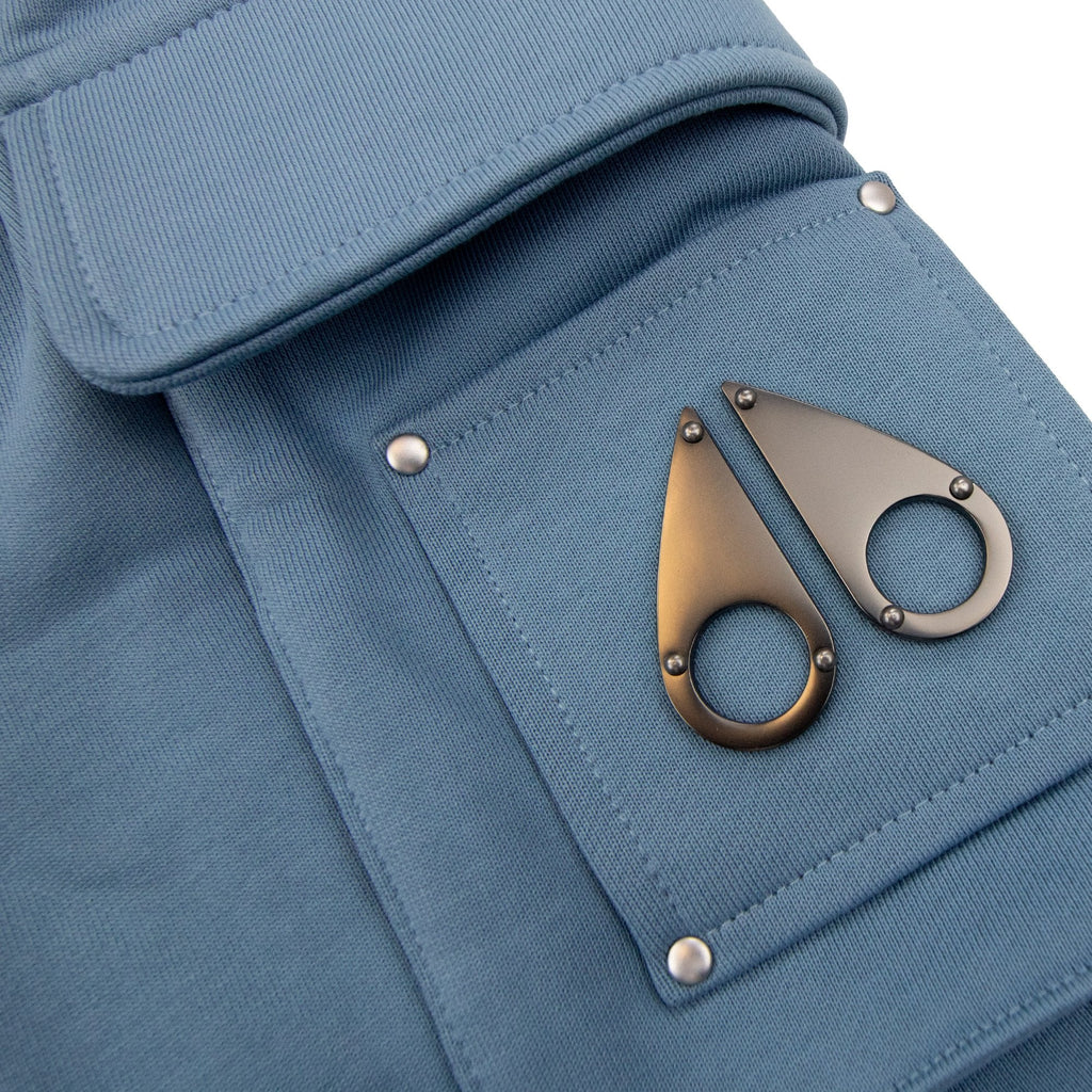 Moose Knuckles Hartsfield Cargo Shorts Sea Blue