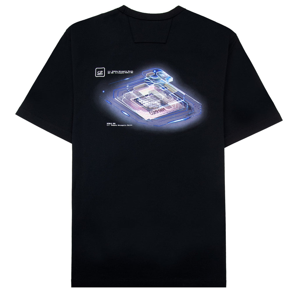 Cp Company Metropolis Series Urban Tech T-shirt Black 999