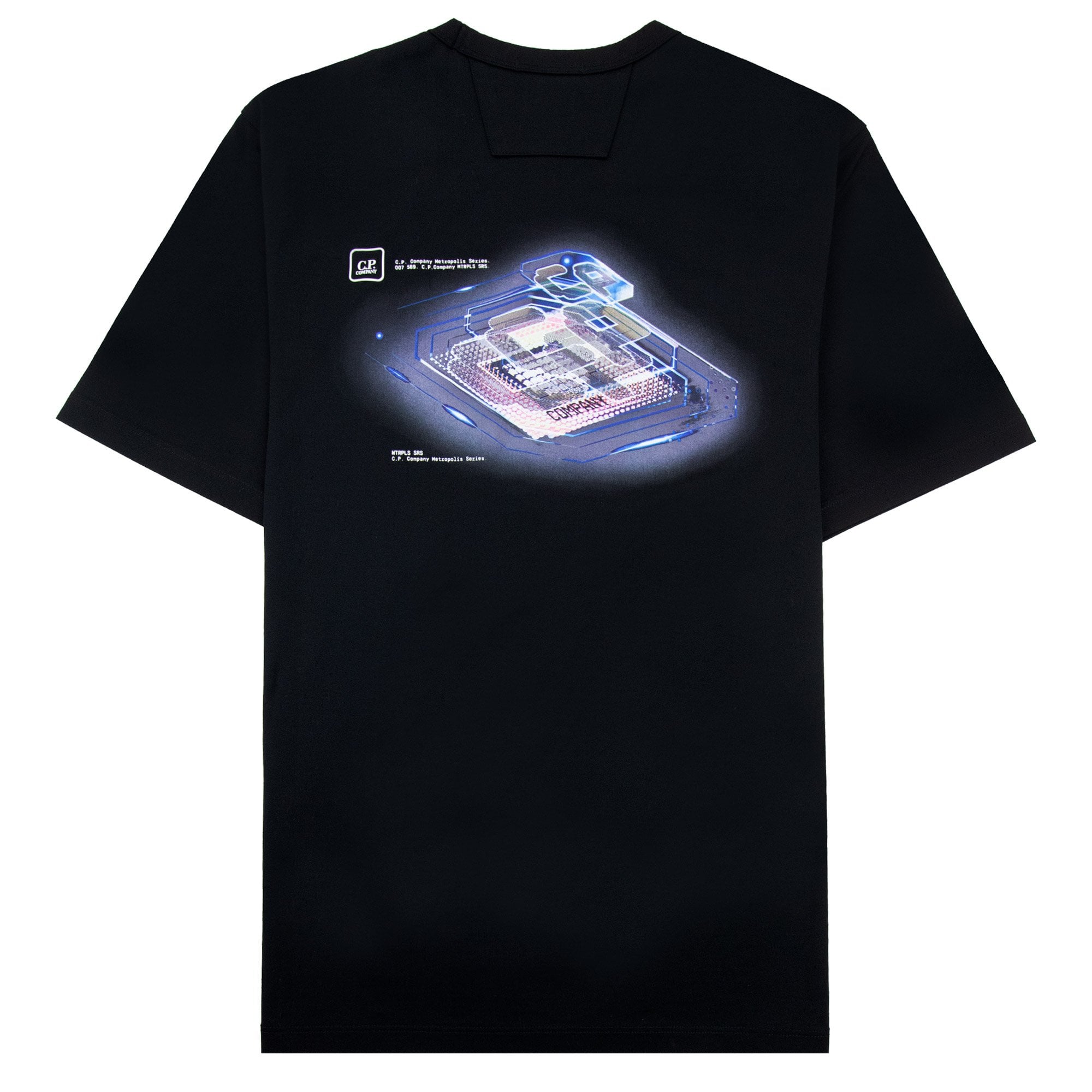 Cp Company Metropolis Series Urban Tech T-shirt Black 999