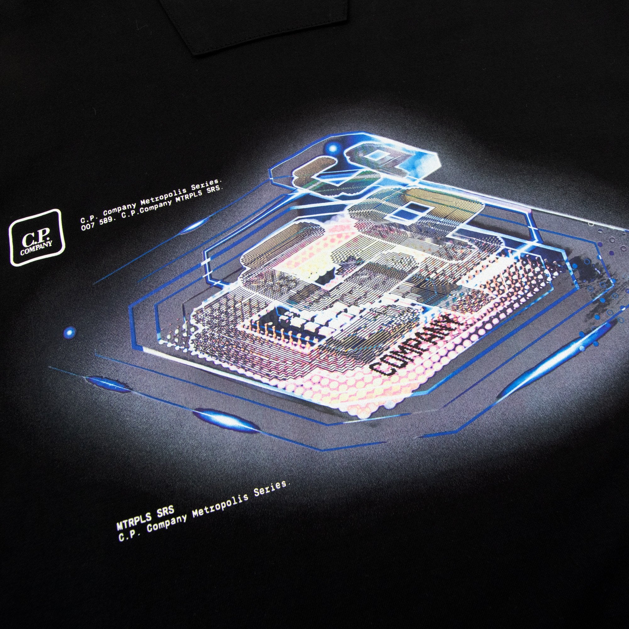 Cp Company Metropolis Series Urban Tech T-shirt Black 999