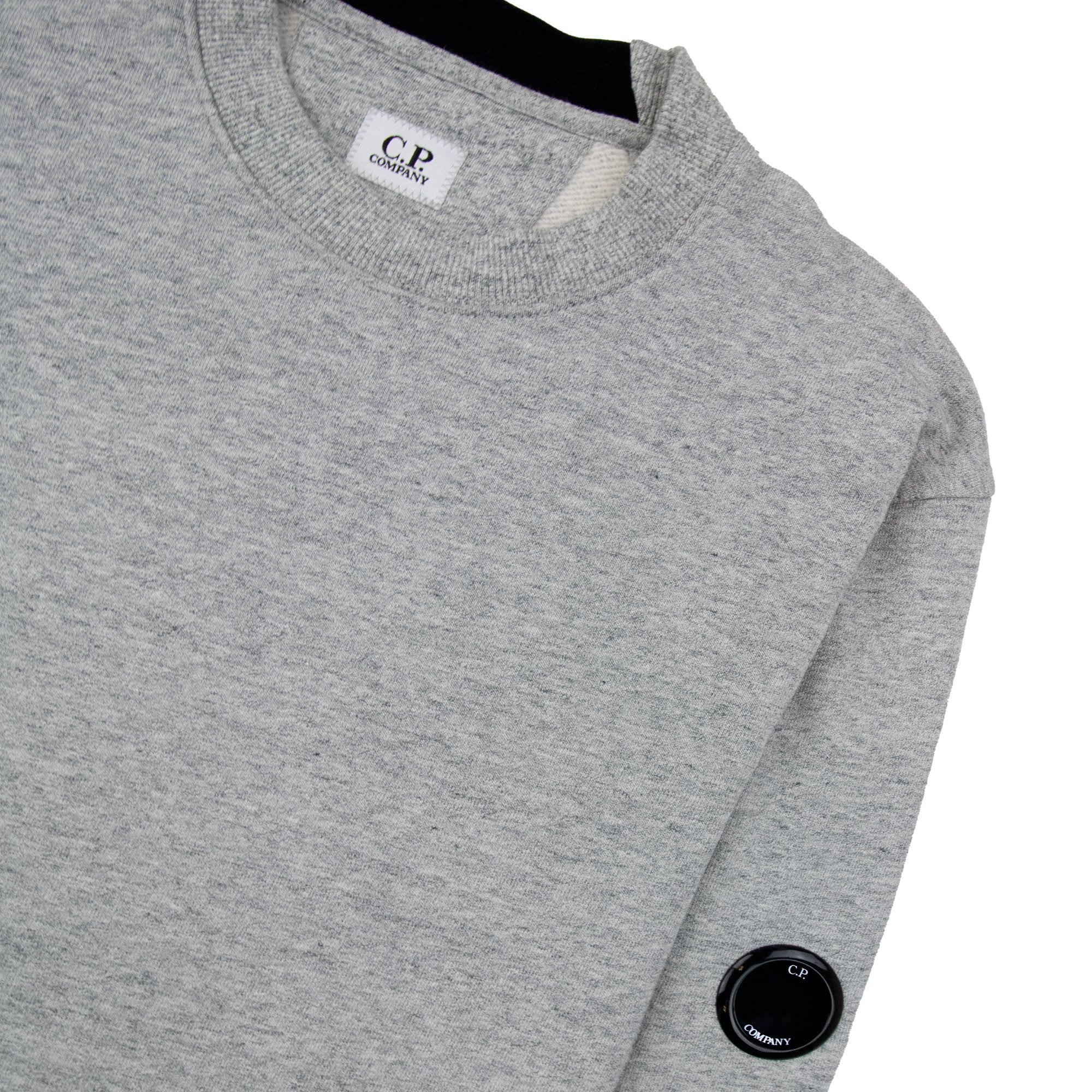 Cp Company Diagonal Lens Crew Sweatshirt Grey M94