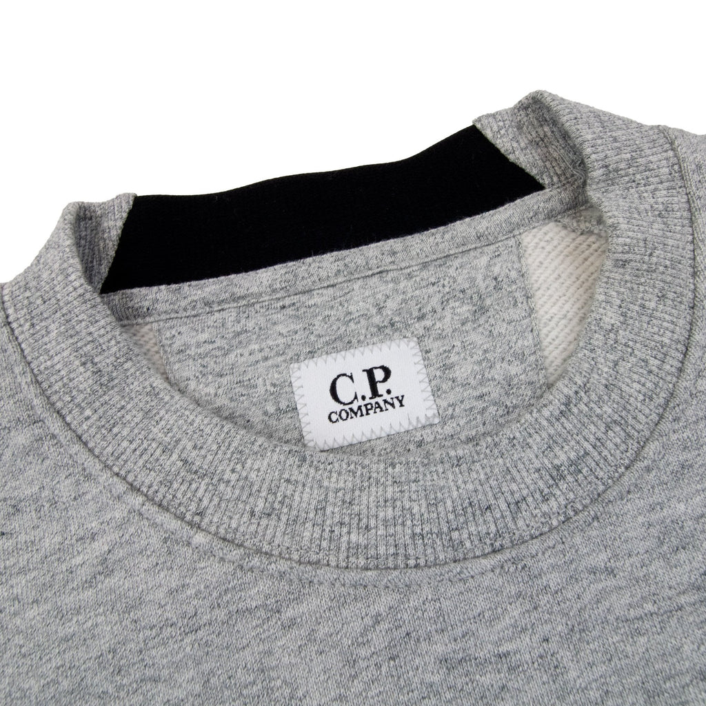 Cp Company Diagonal Lens Crew Sweatshirt Grey M94