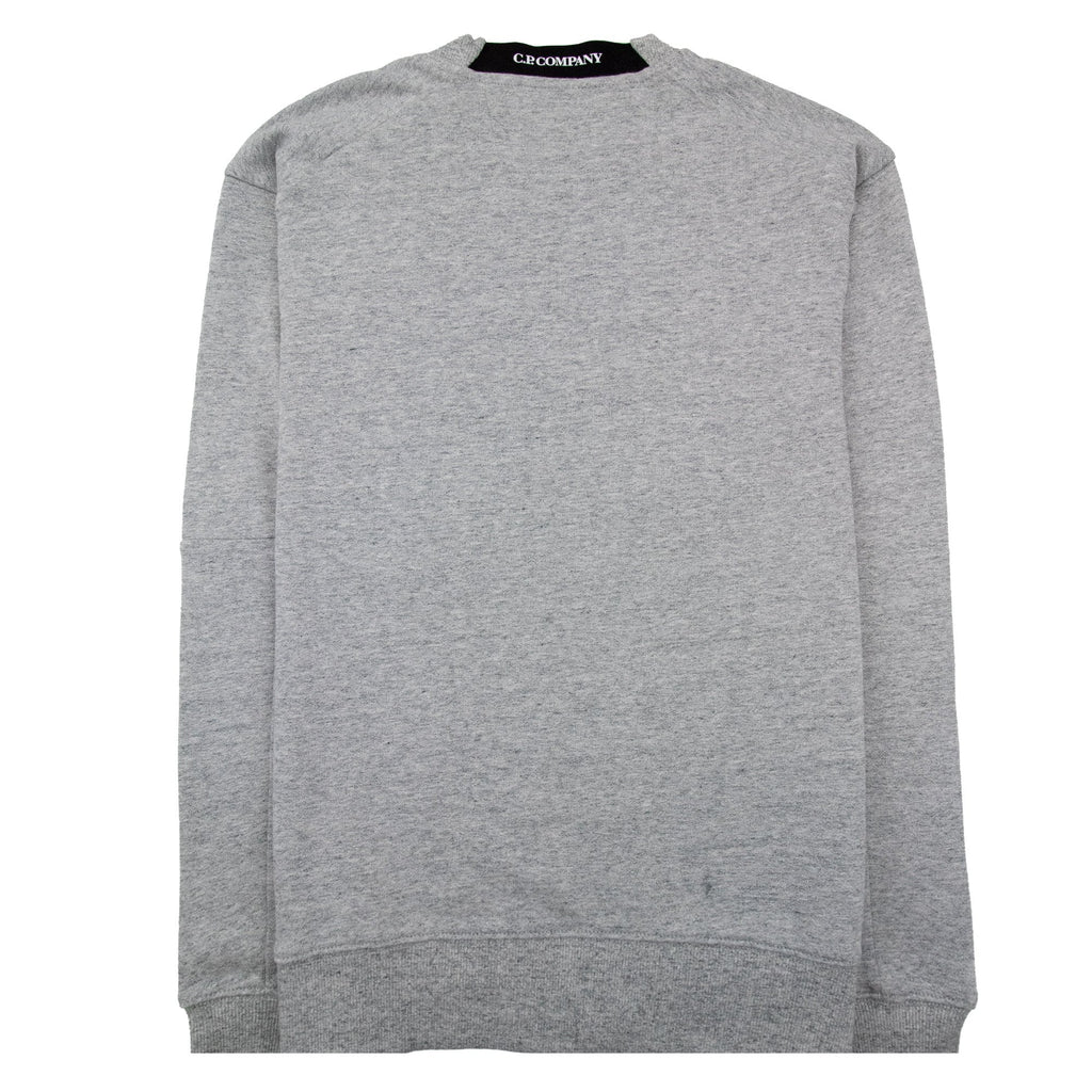 Cp Company Diagonal Lens Crew Sweatshirt Grey M94