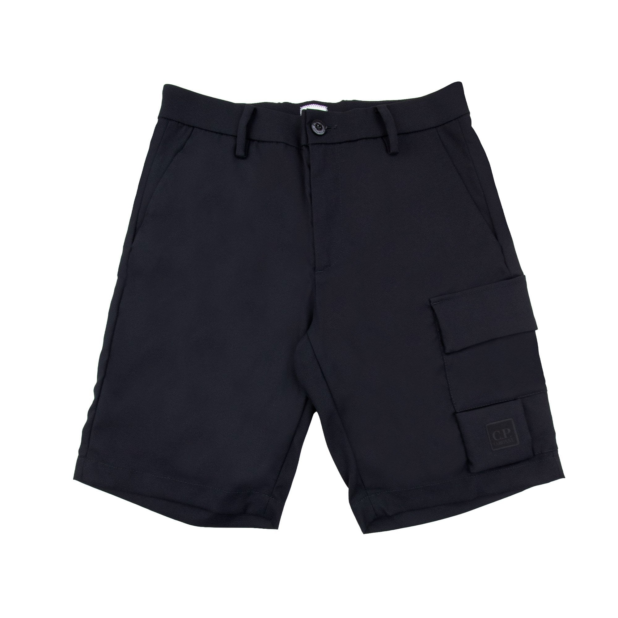 Cp Company Technical Panama Cargo Shorts Black 999