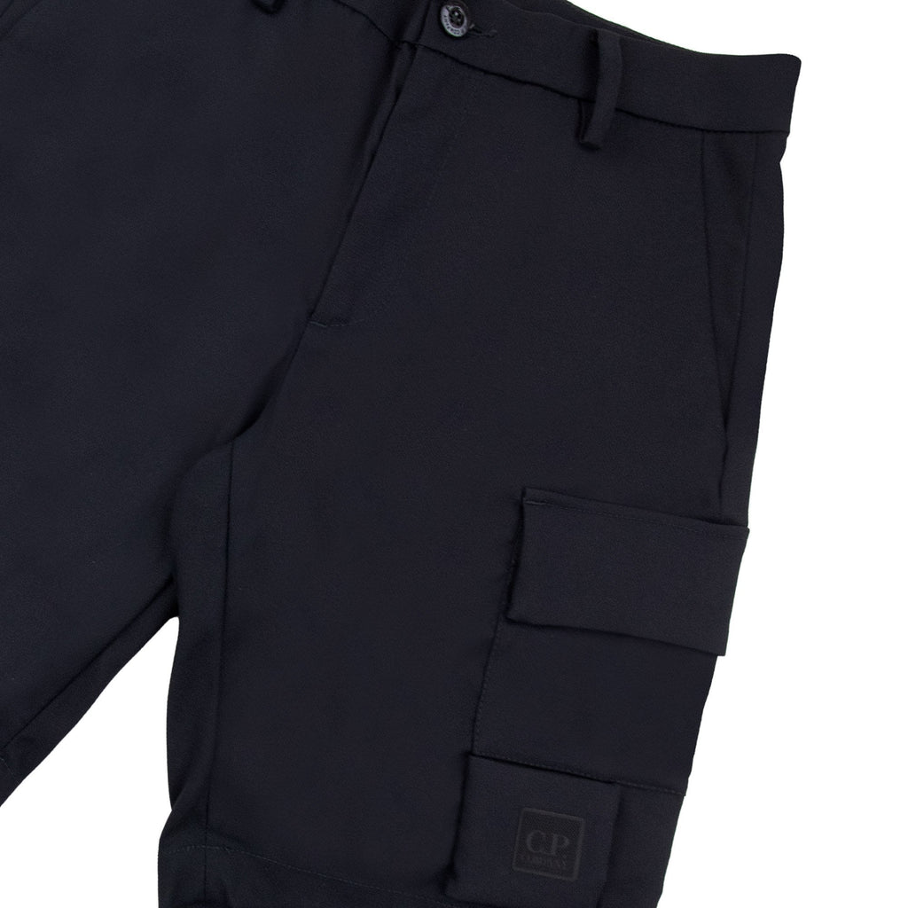 Cp Company Technical Panama Cargo Shorts Black 999