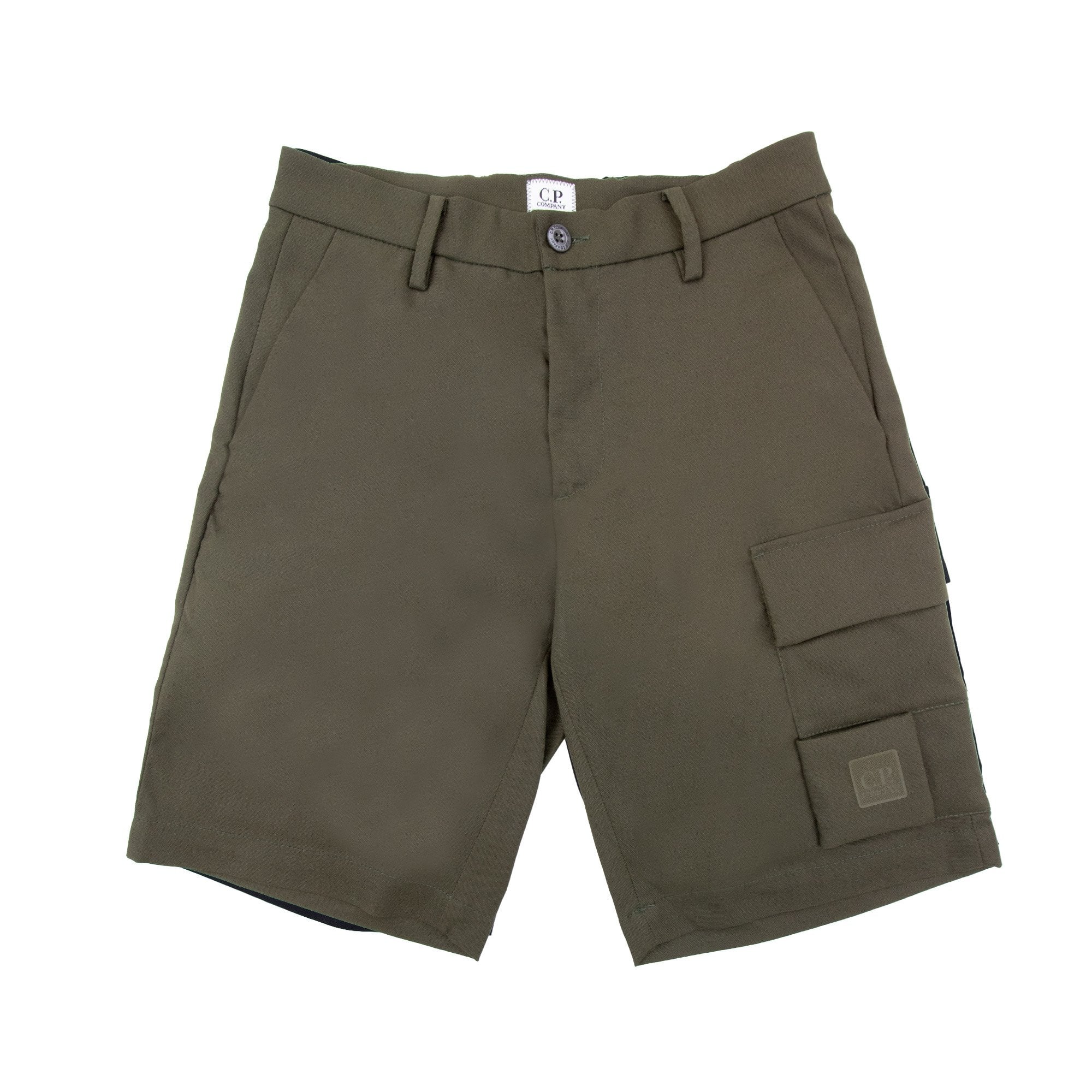 Cp Company Technical Panama Cargo Shorts Green 683