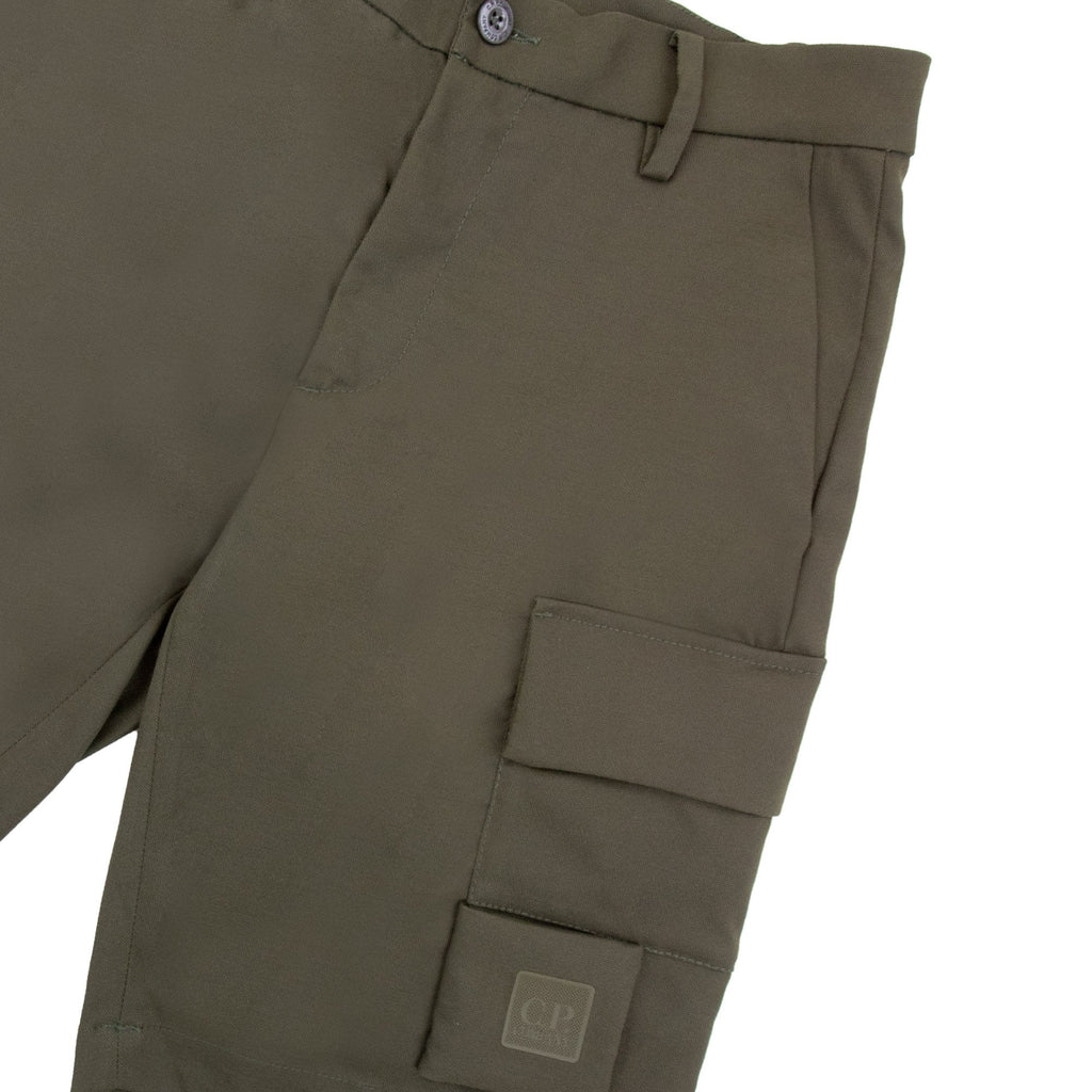 Cp Company Technical Panama Cargo Shorts Green 683
