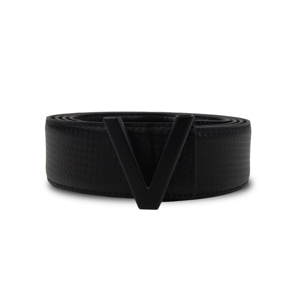 Valentino V Buckle Reversible Belt Nero