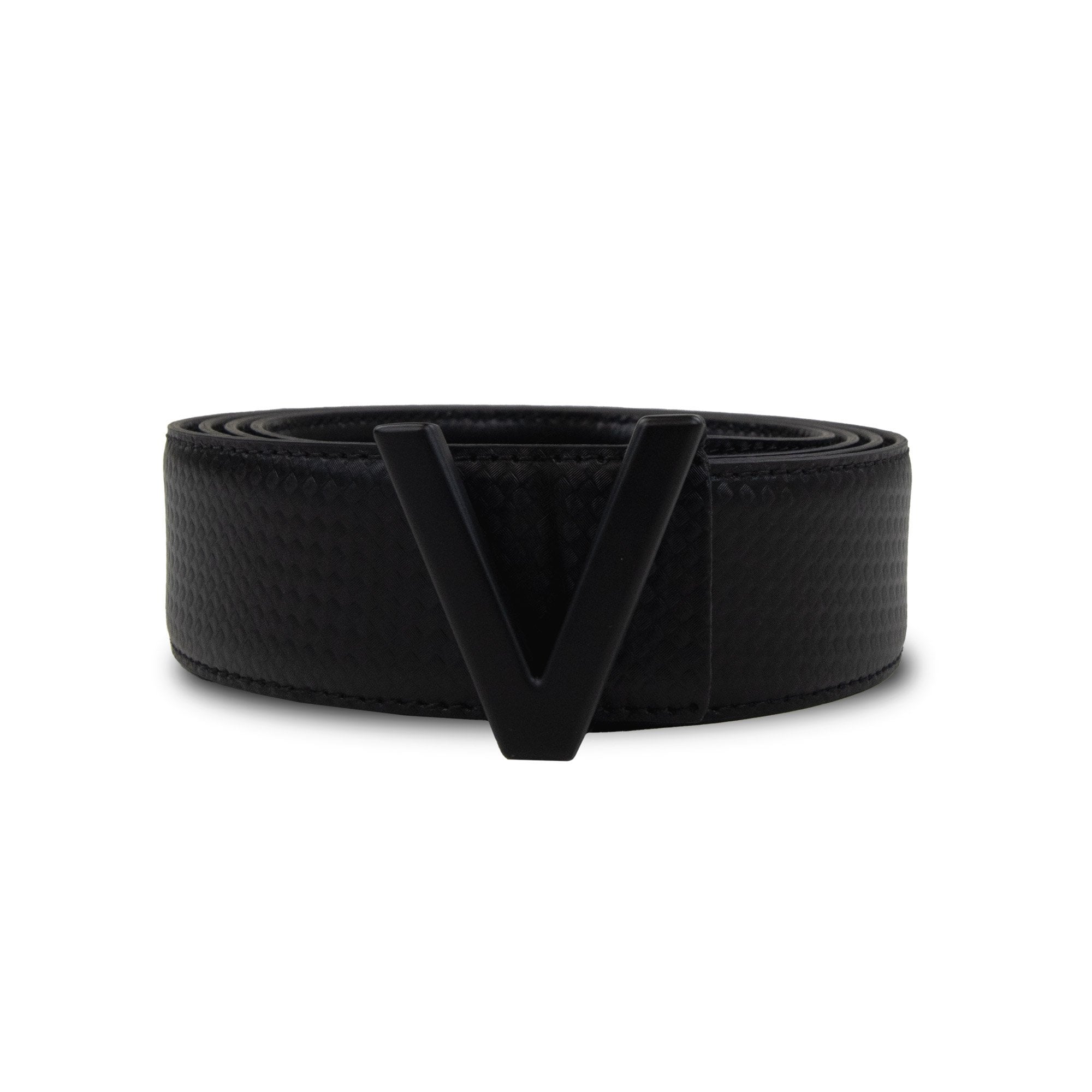 Valentino V Buckle Reversible Belt Nero