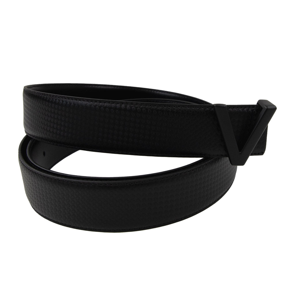 Valentino V Buckle Reversible Belt Nero