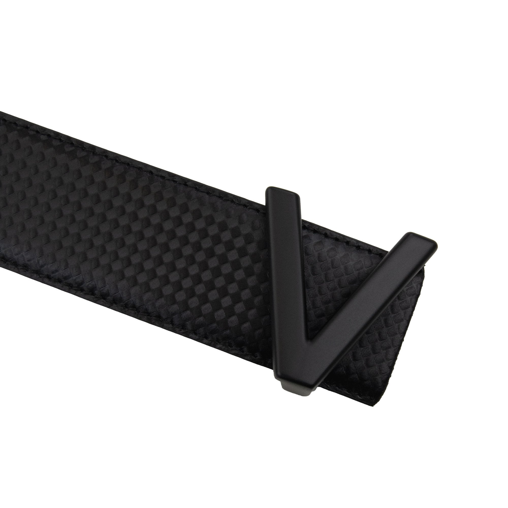 Valentino V Buckle Reversible Belt Nero